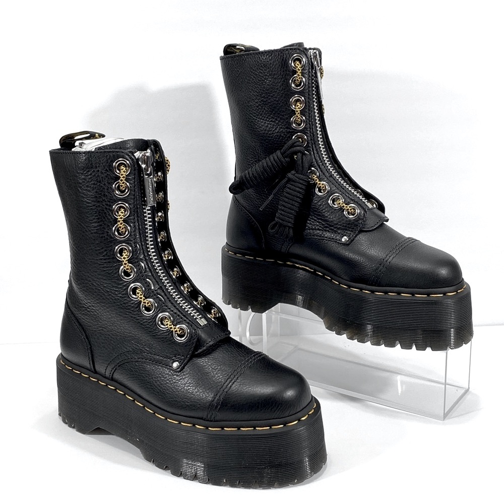 New Dr. Martens Hi Sinclair Max Platform Boots - Picture 10 of 12